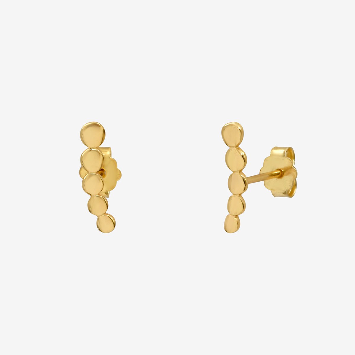 Paire de boucles d'oreilles doré  robby doré, CAROLINE NAJMAN