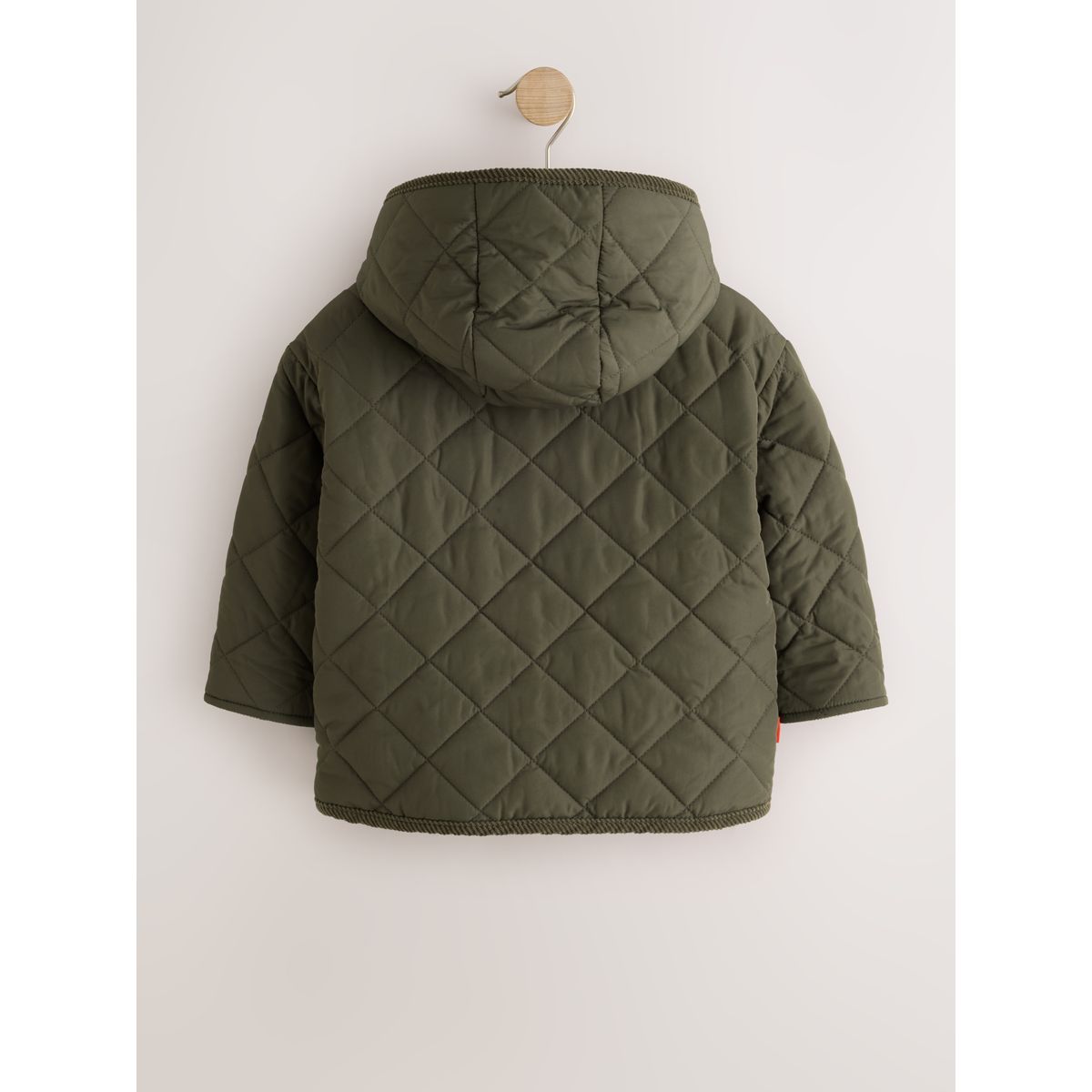 Manteau matelassé à doublure peau de mouton vert, NEXT