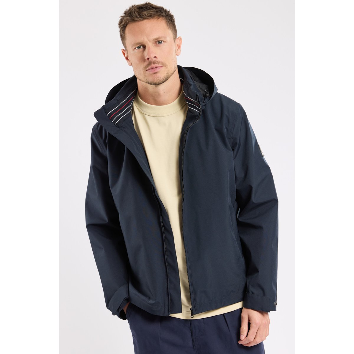 Blouson imperméable BERMUDES en polyester pour homme marine deep, ARMOR-LUX
