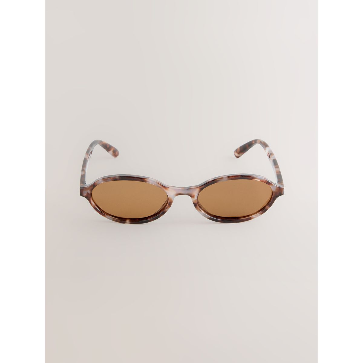 Lunettes de soleil ovales brun écaille de tortue, NEXT