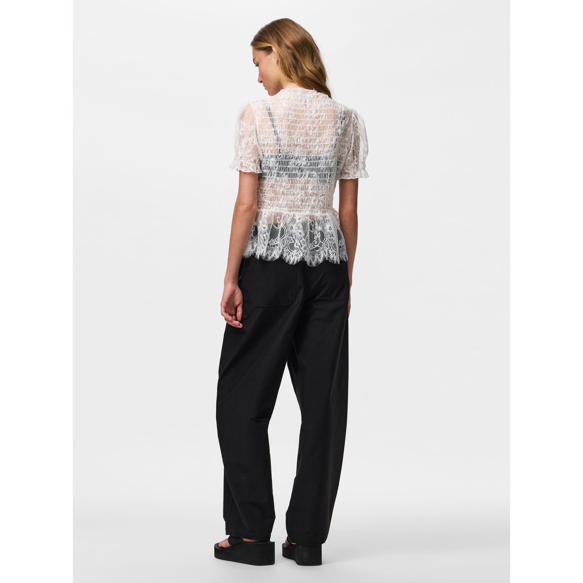 Top À Manches Courtes blanc - bright white1, PIECES