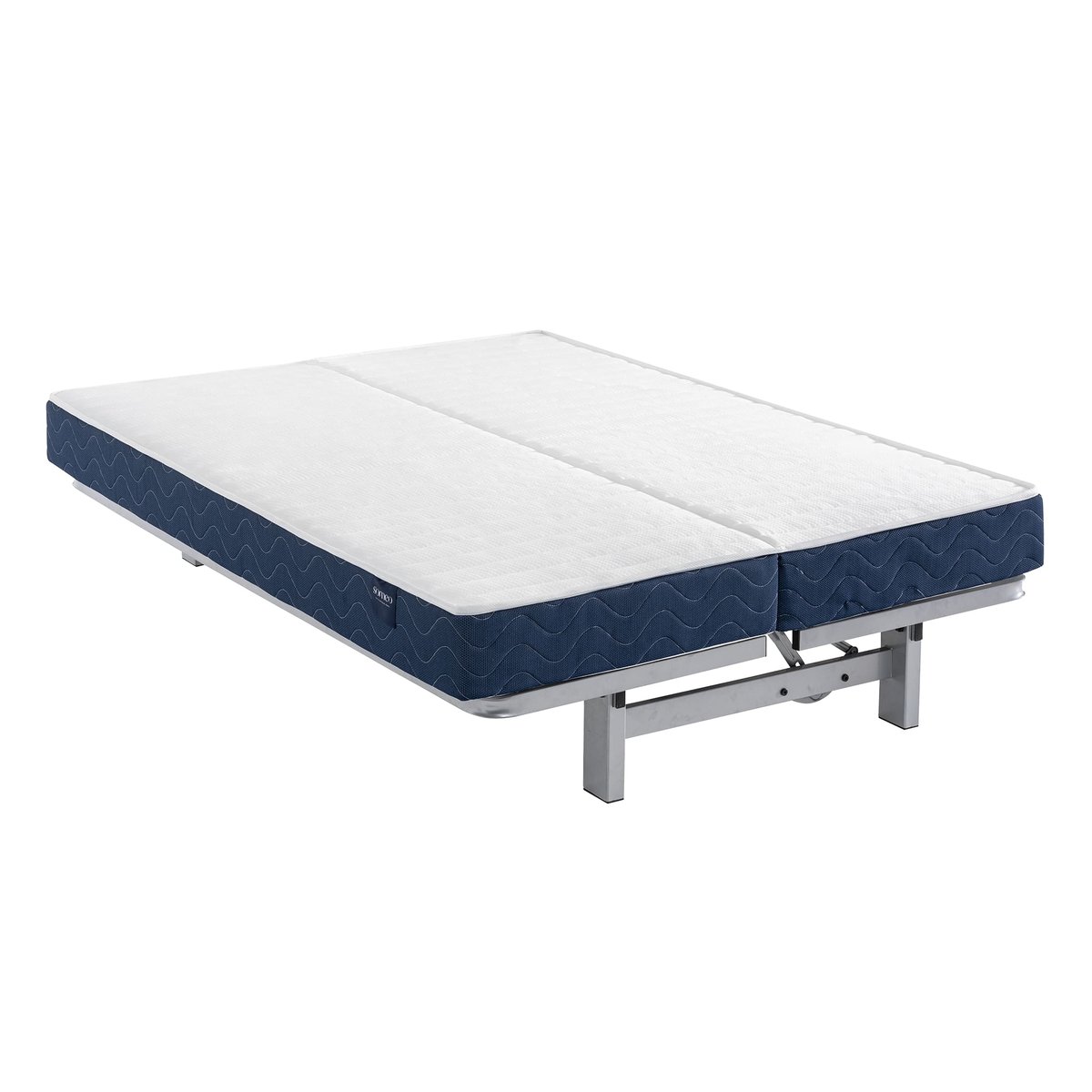Matelas ressorts Rêve 400 clic-clac blanc, SOMEO