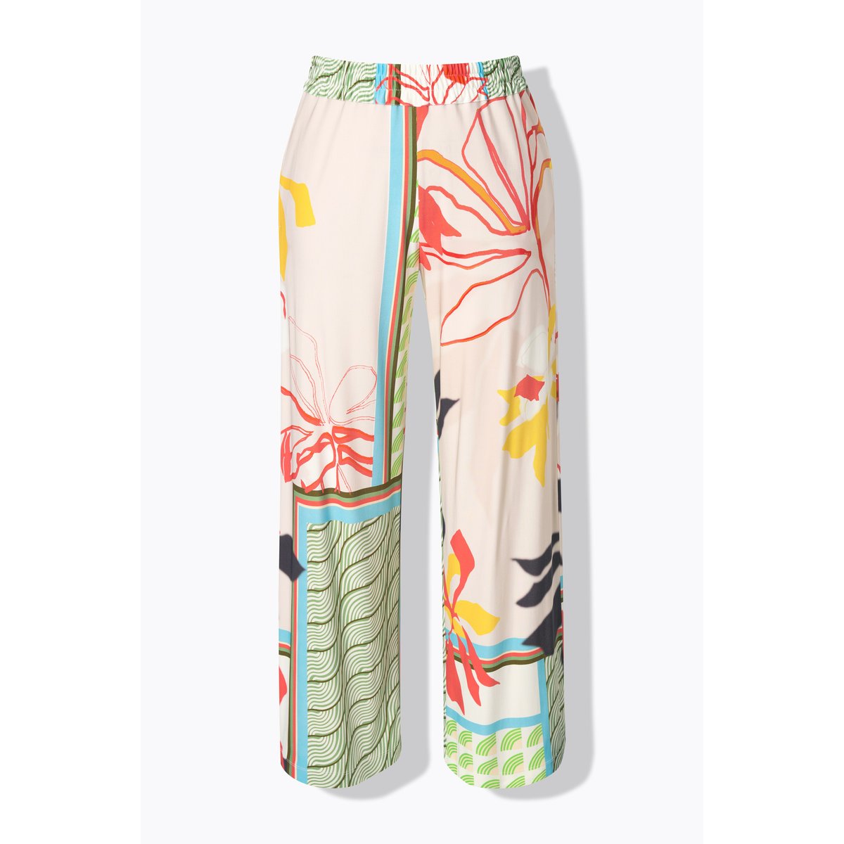 Pantalon fluide. Jambe large et petit pois, ULLA POPKEN