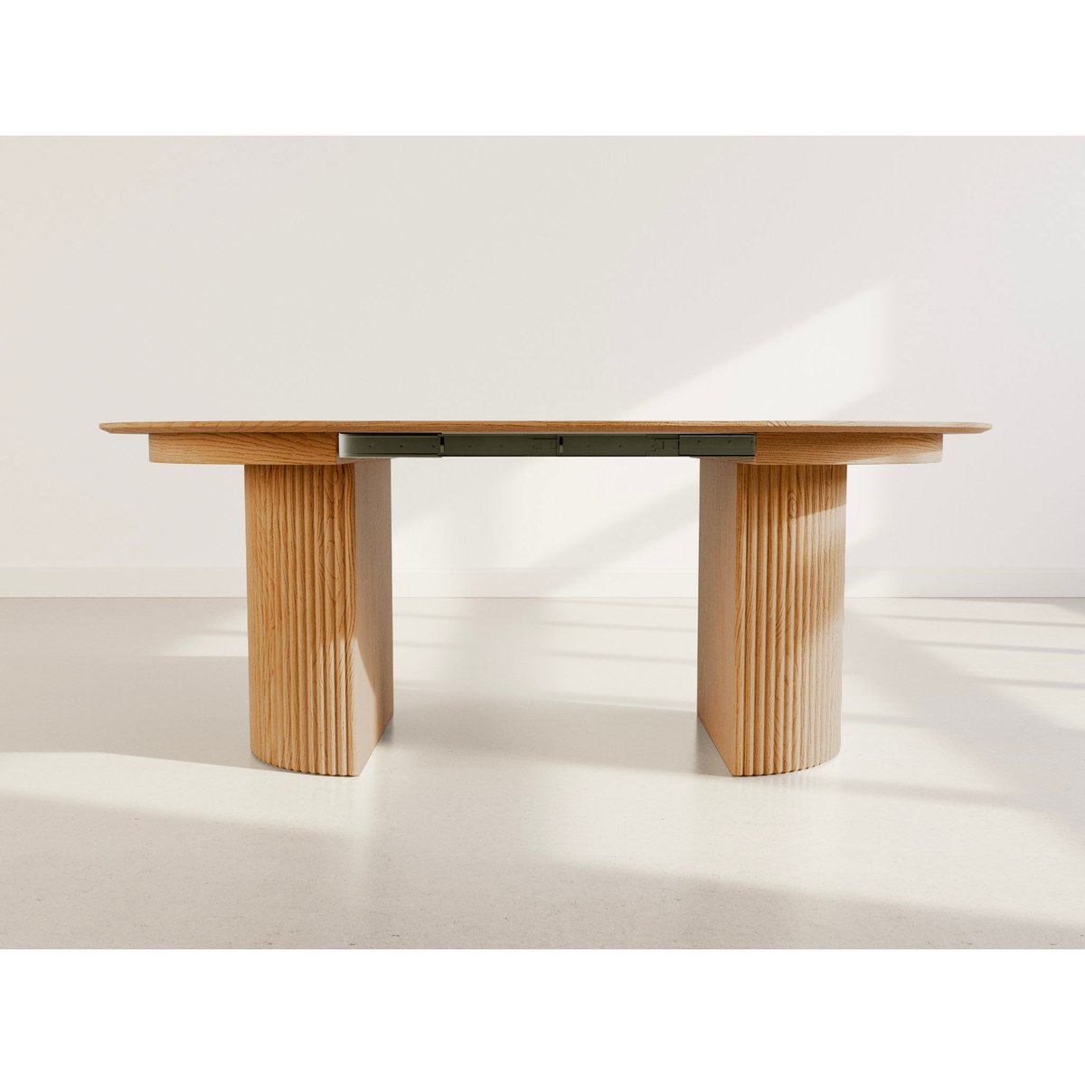 Table à manger ronde extensible bois, FREYA bois, BEST MOBILIER