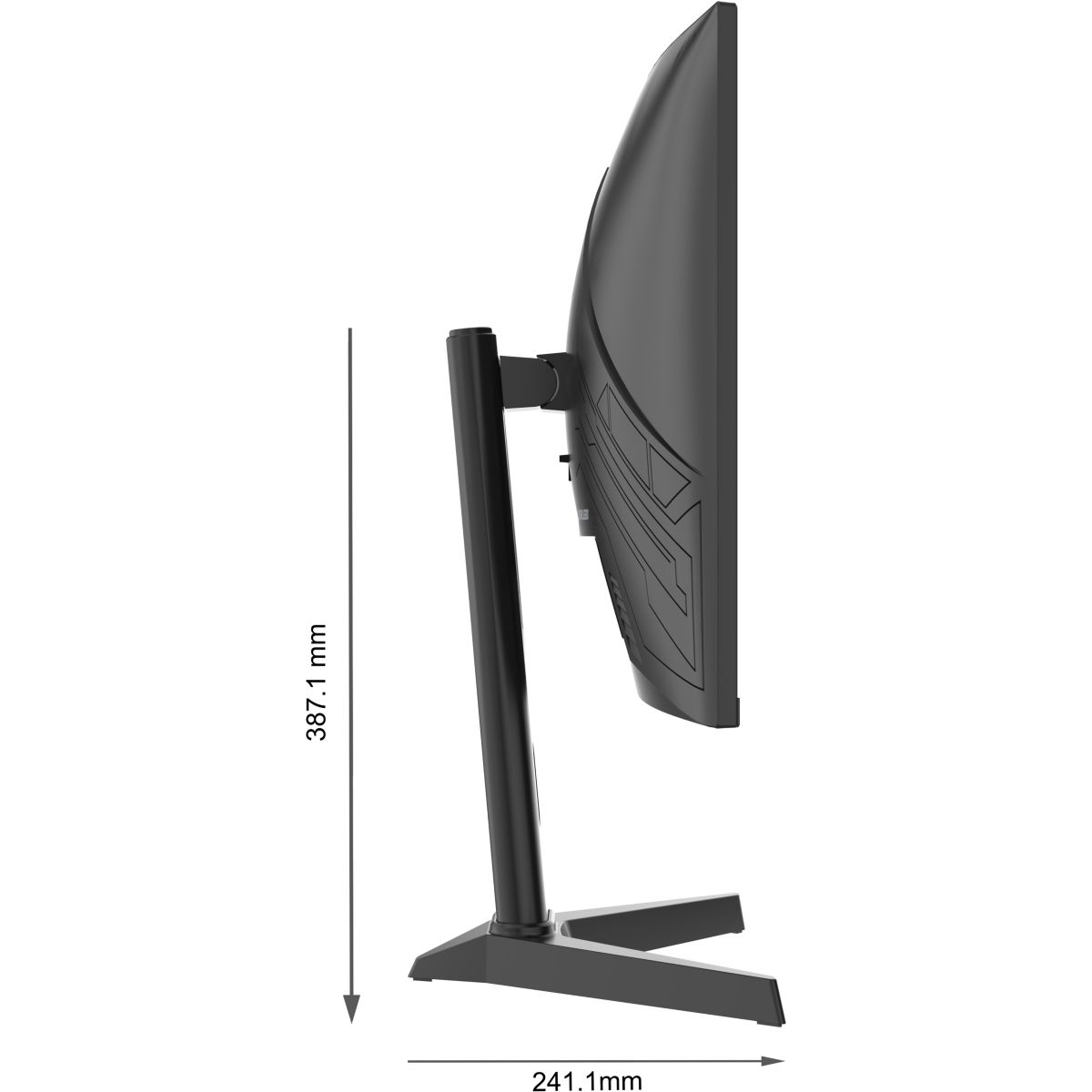 Ecran PC Gamer M27 27" Incurvé 1500R WQHD 180Hz Fast VA HDMI 2.1 AMD FreeSync couleur unique, SKILLKORP
