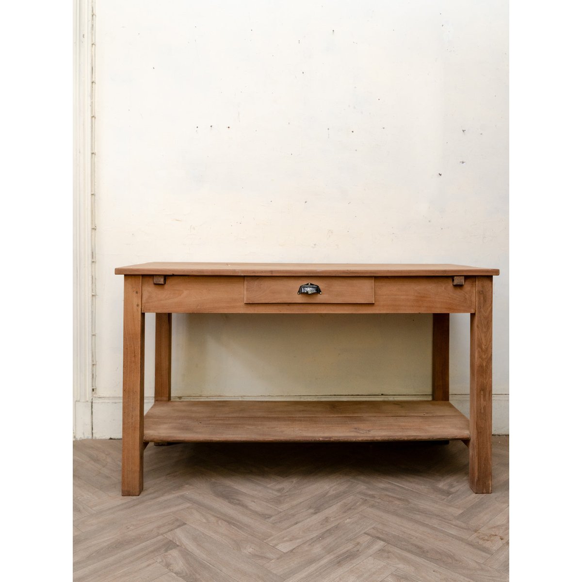 Comptoir en bois Fernand N°480 - Bon état bois clair, DEBONGOUT
