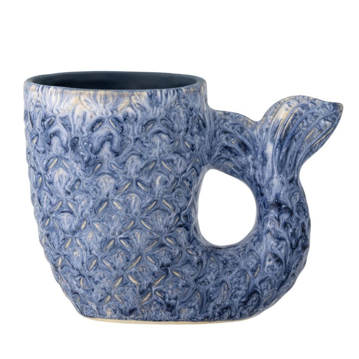 Vase grès poisson Ariella bleu clair, BLOOMINGVILLE