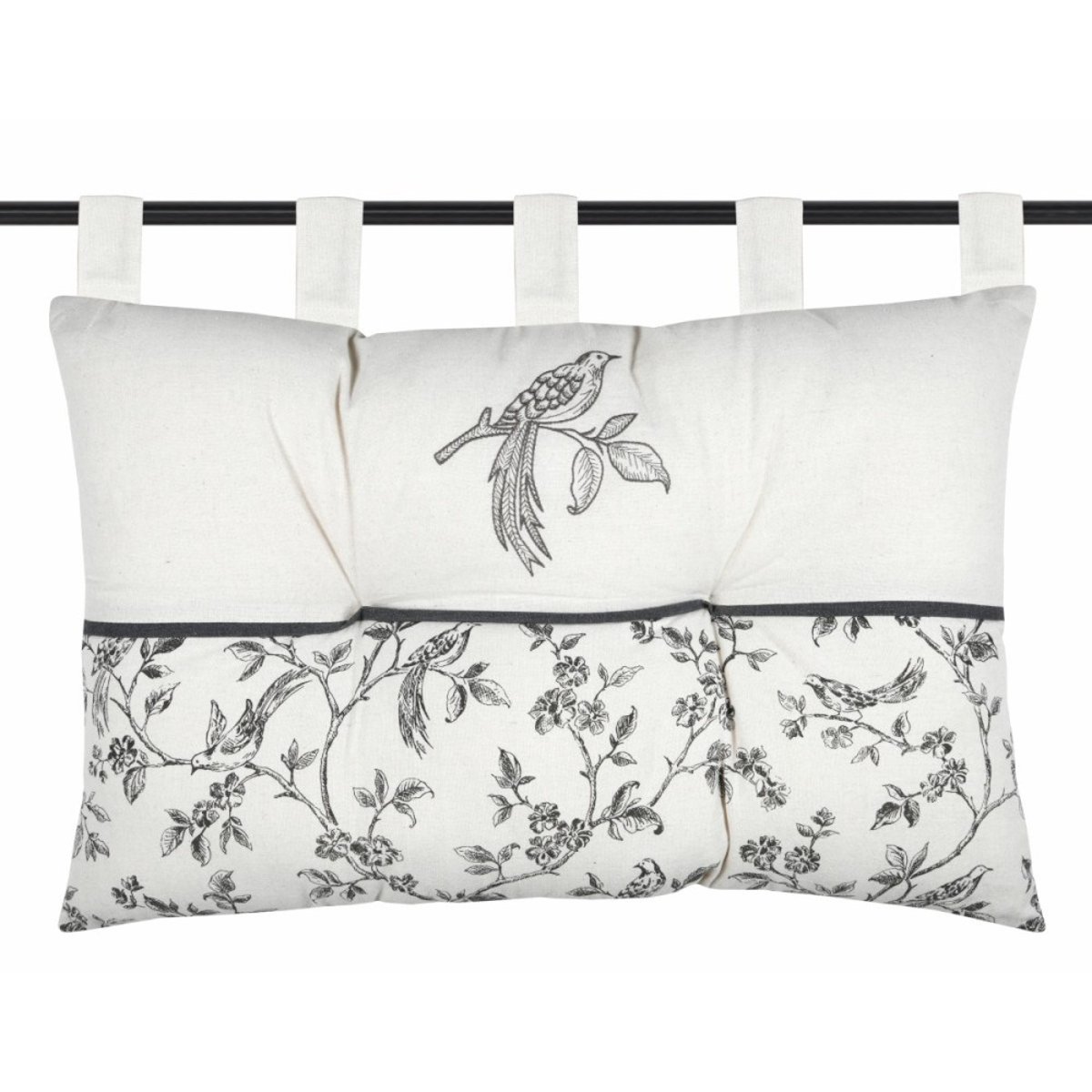 Tête de lit 45x70 CLARINE écru beige, DECORATIE