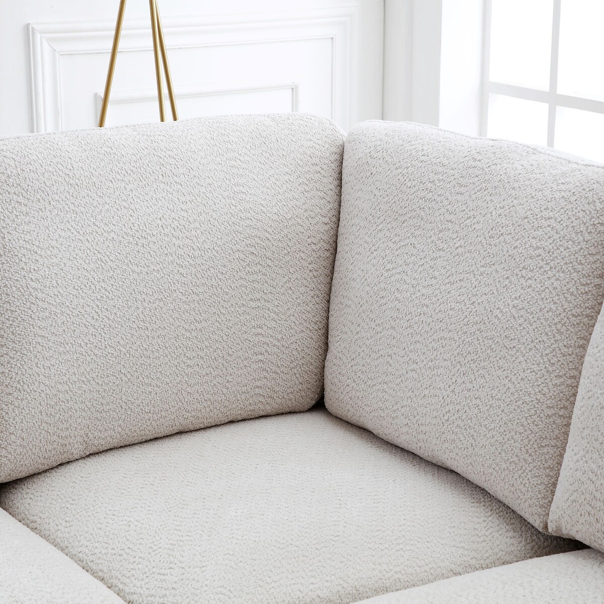 Corbin Boucle Modular Corner Unit ecru , SO'HOME