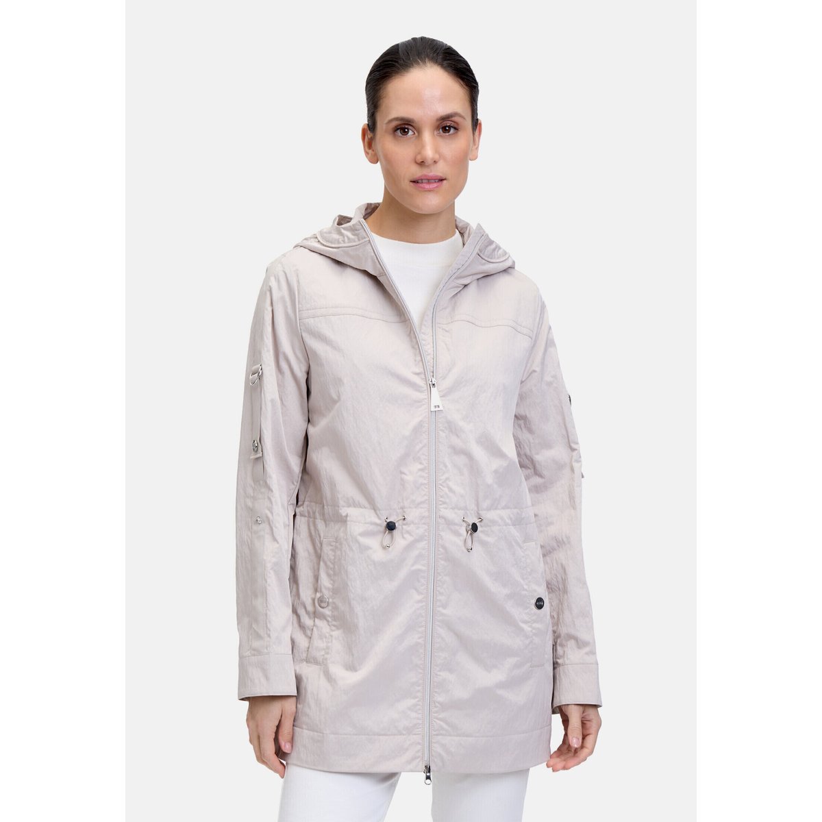 Veste outdoor à capuche chateau gray, BETTY BARCLAY