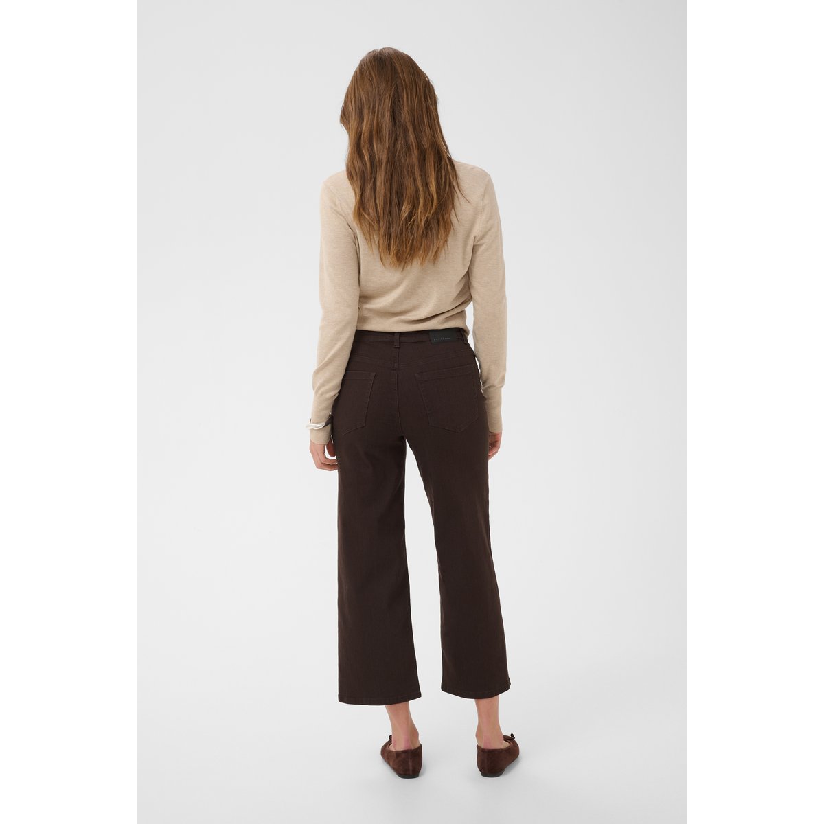 Jeans marron coffee bean, KAFFE