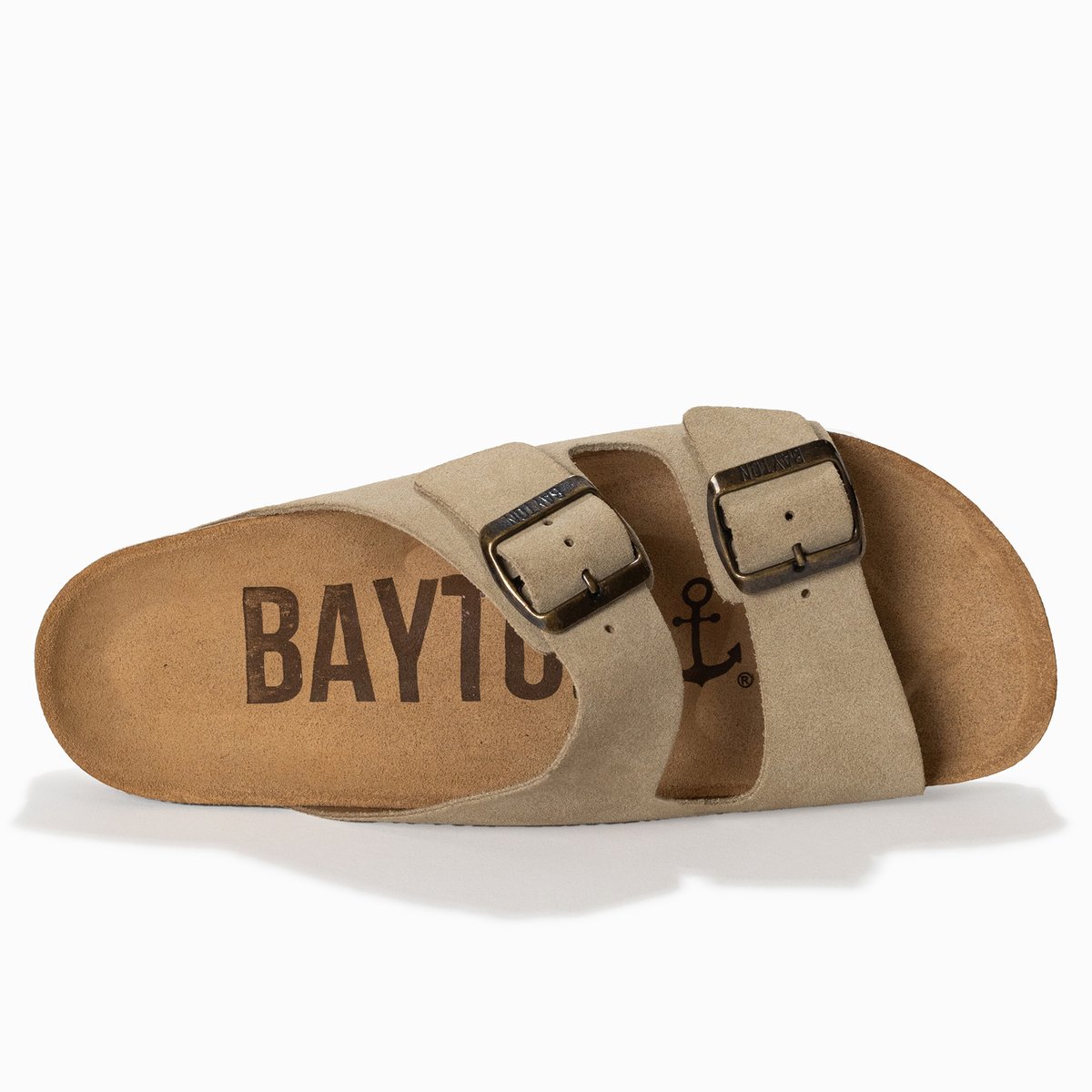 Sandales en cuir suédé BENALLA beige, BAYTON