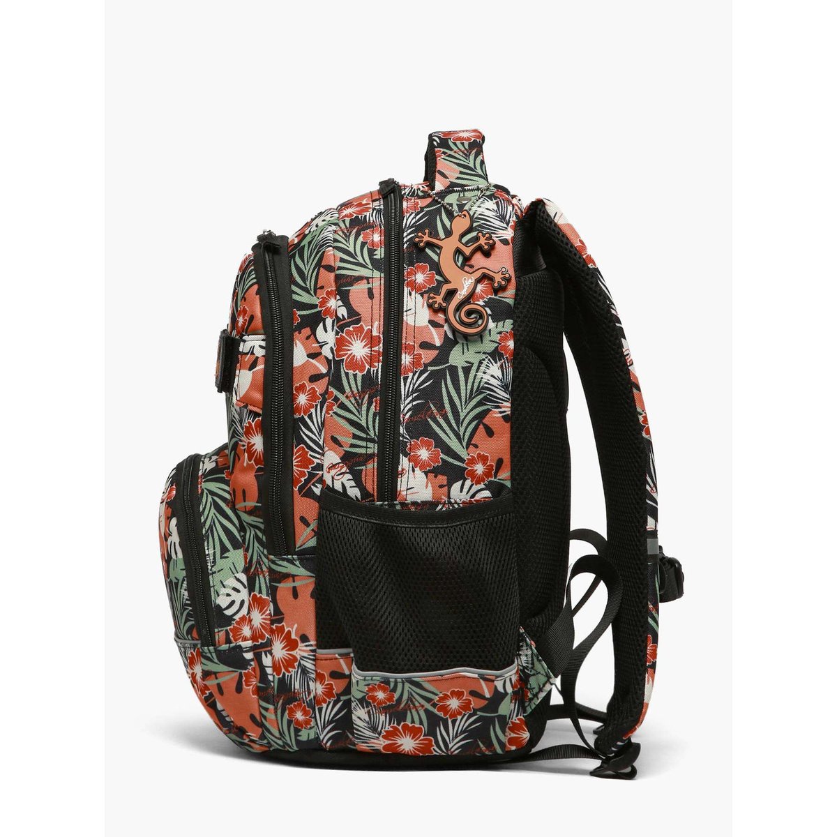 Sac à dos 2 compartiments coral hibiscus, CAMELEON