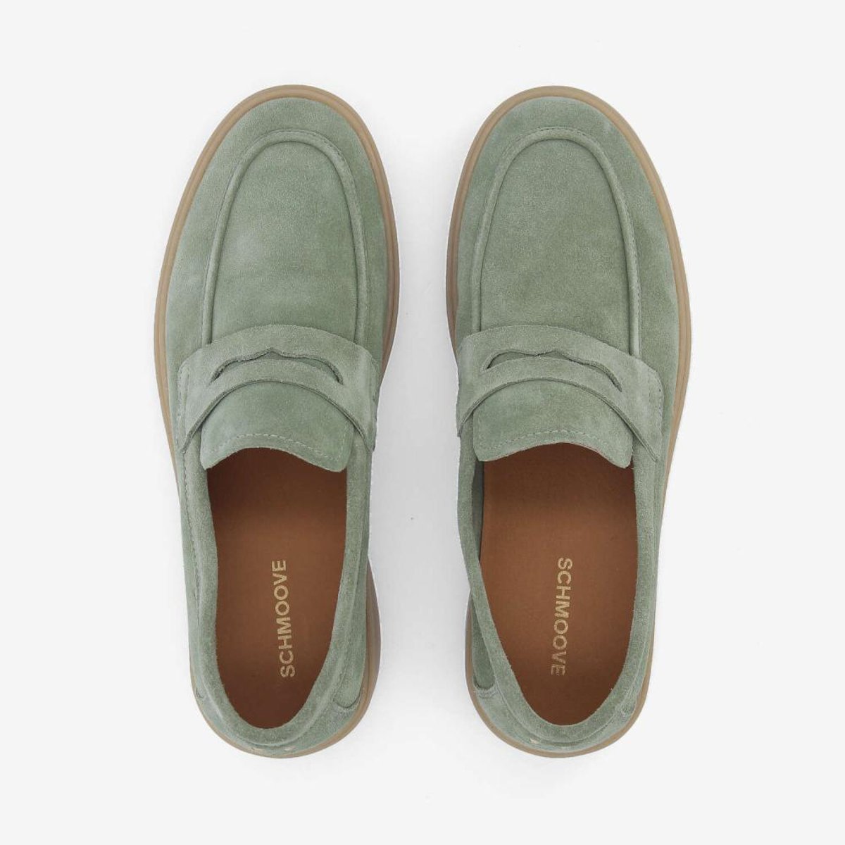 Mocassins LOAFLY MOC vert, SCHMOOVE