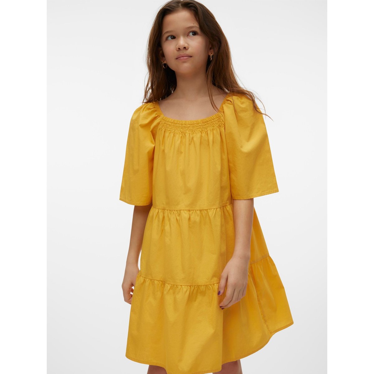 Robe golden cream, VERO MODA