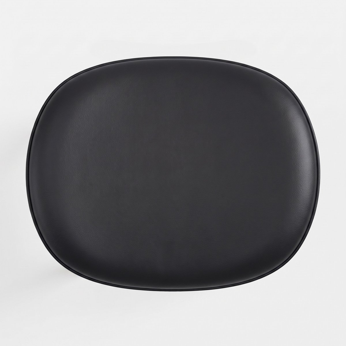 Lot de 2 tabourets pour îlot central 65,5 cm en bois et similicuir - JUDE noir, MAISON PAVANE