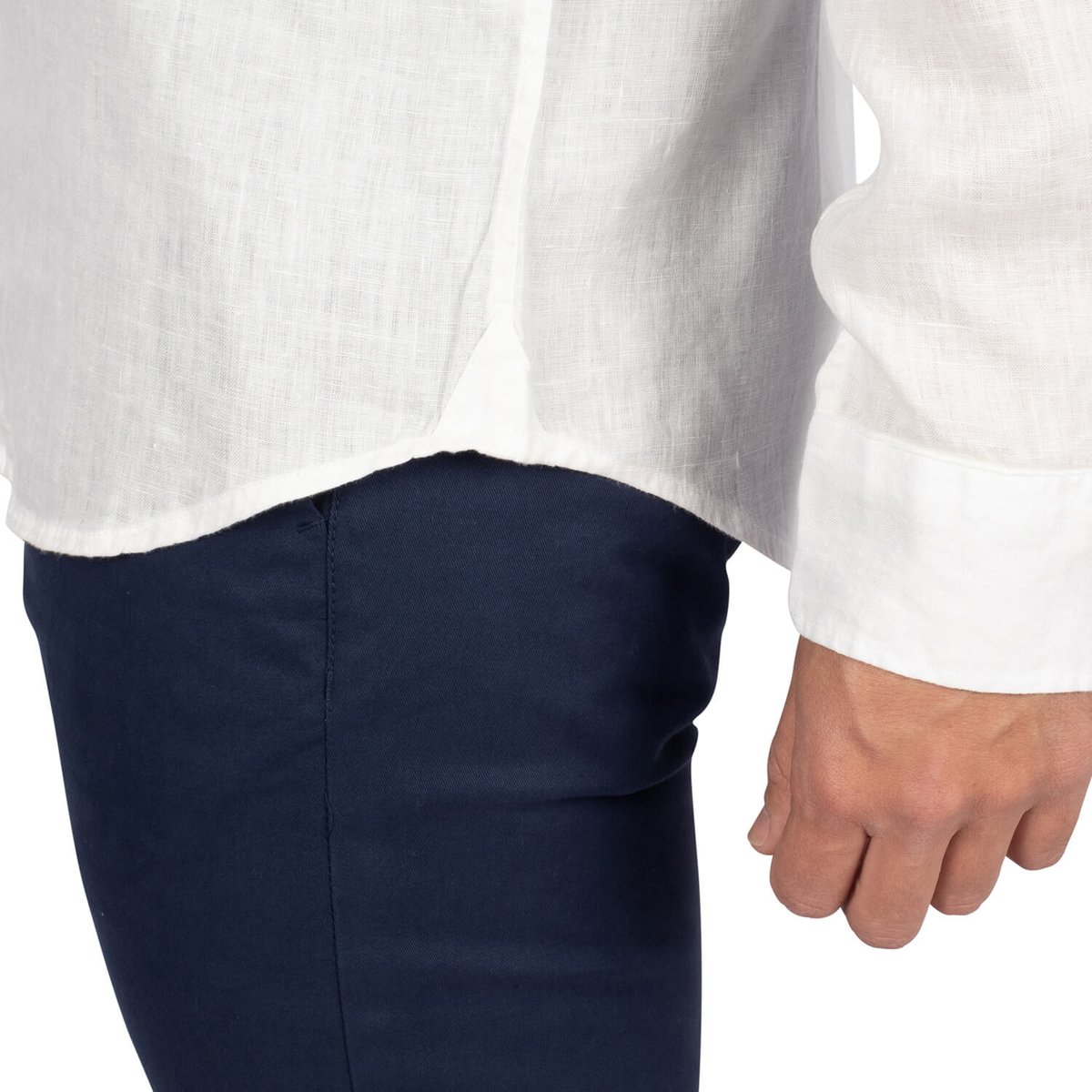 Chemise en lin blanc, SHILTON