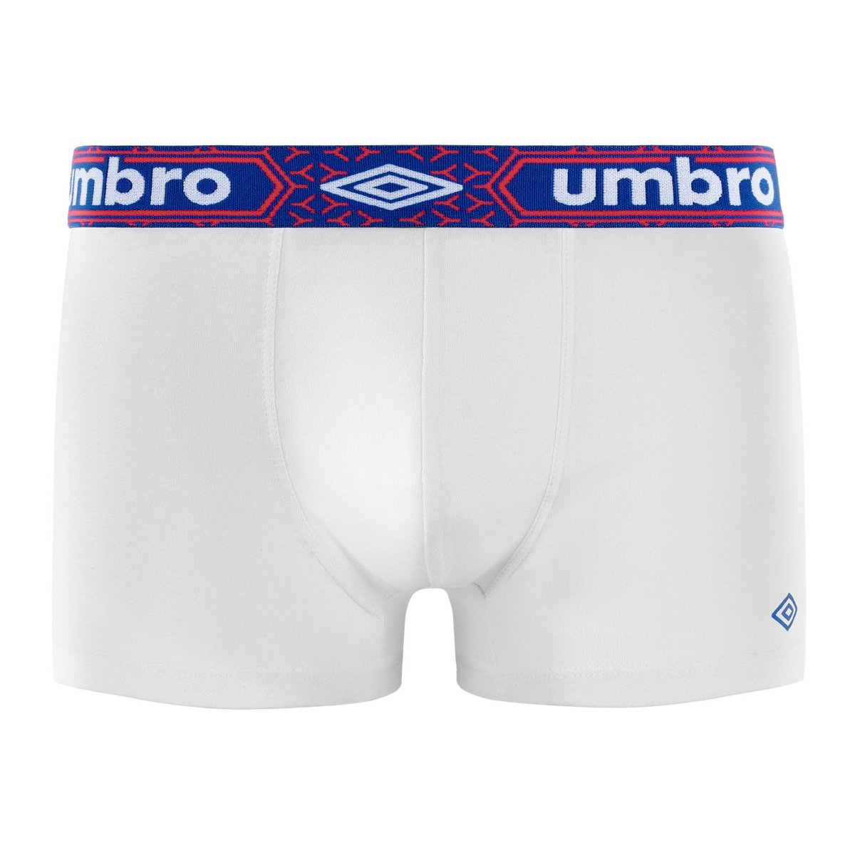Lot De 4 Boxers Coton Uni Ceintures Colorées noir/bleu/gris/blanc, UMBRO