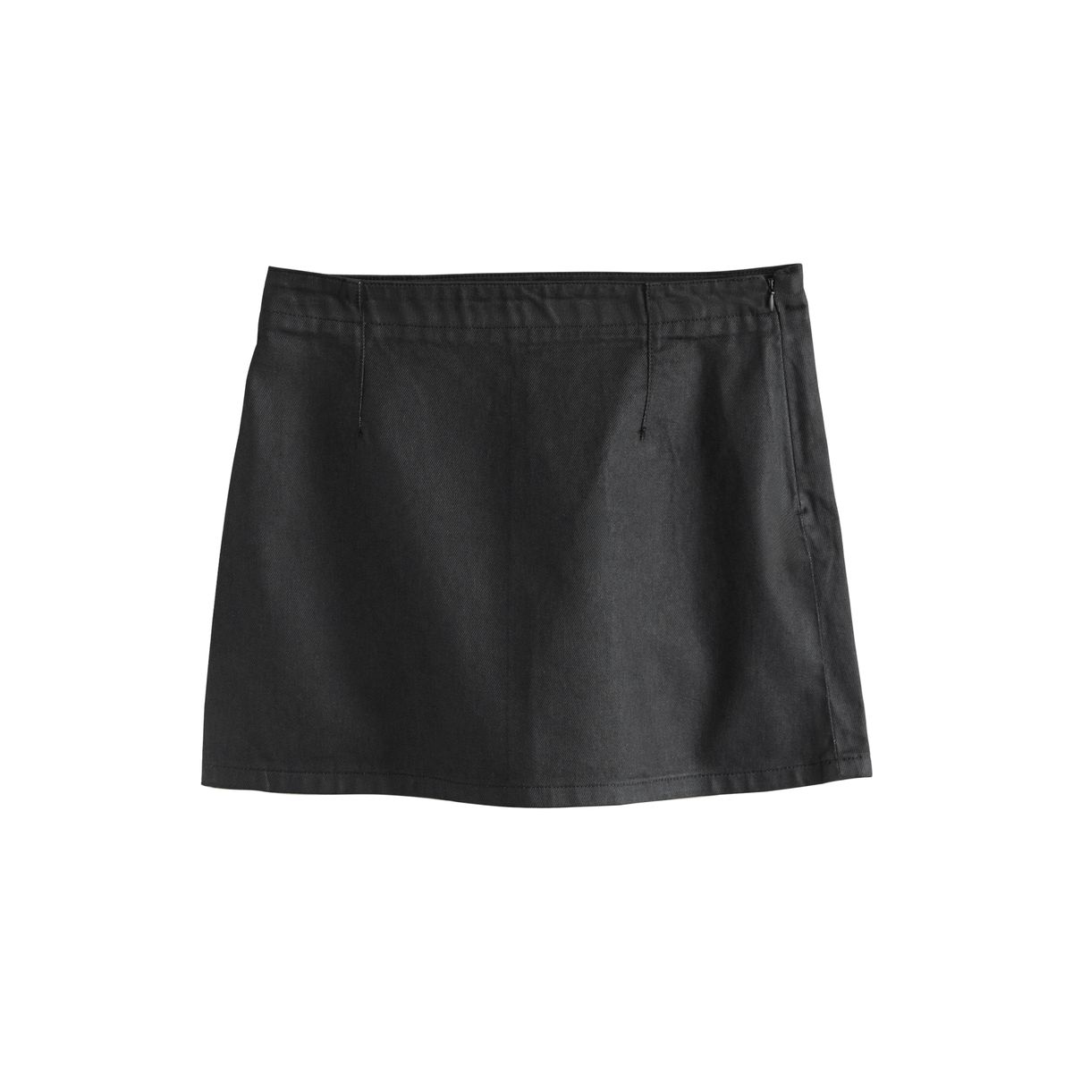 Mini-jupe en denim noir, NEXT