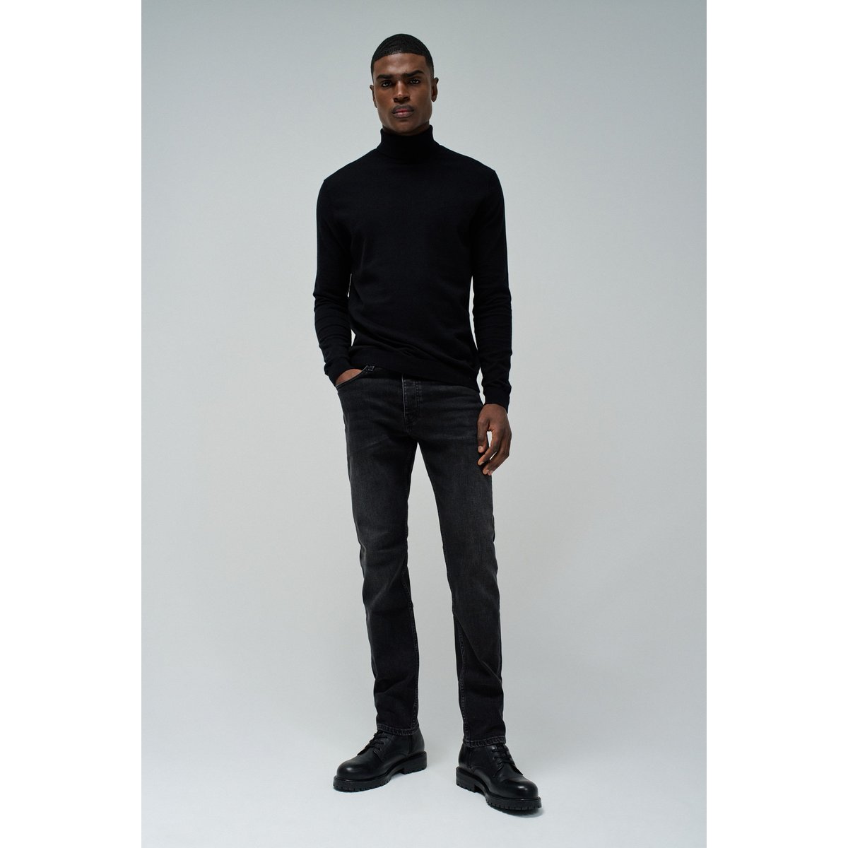 JEAN SLIM FIT noir, SALSA JEANS