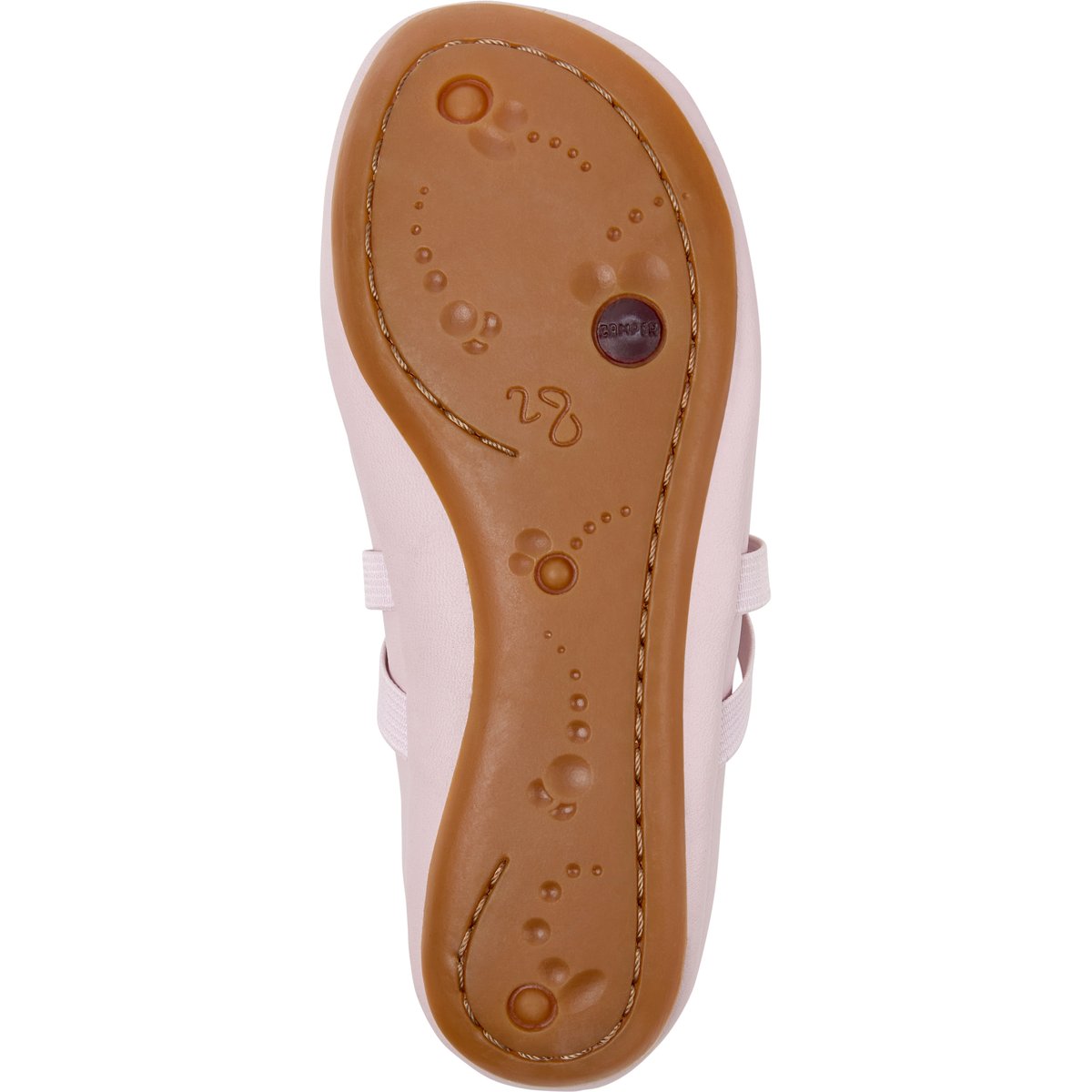Ballerines Right Smooth Leather rose pastel 001, CAMPER