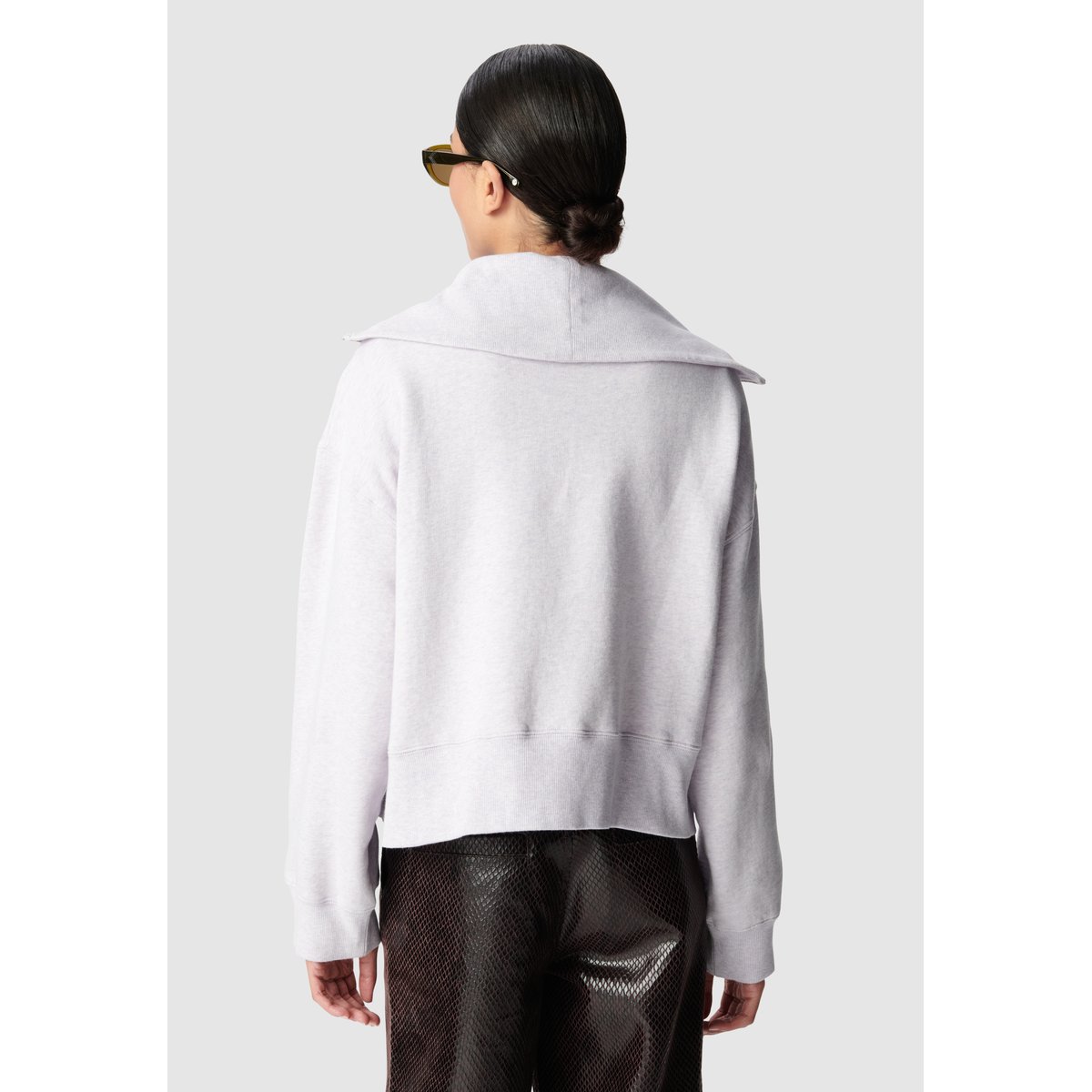 Sweat col camionneur lilas, IKKS