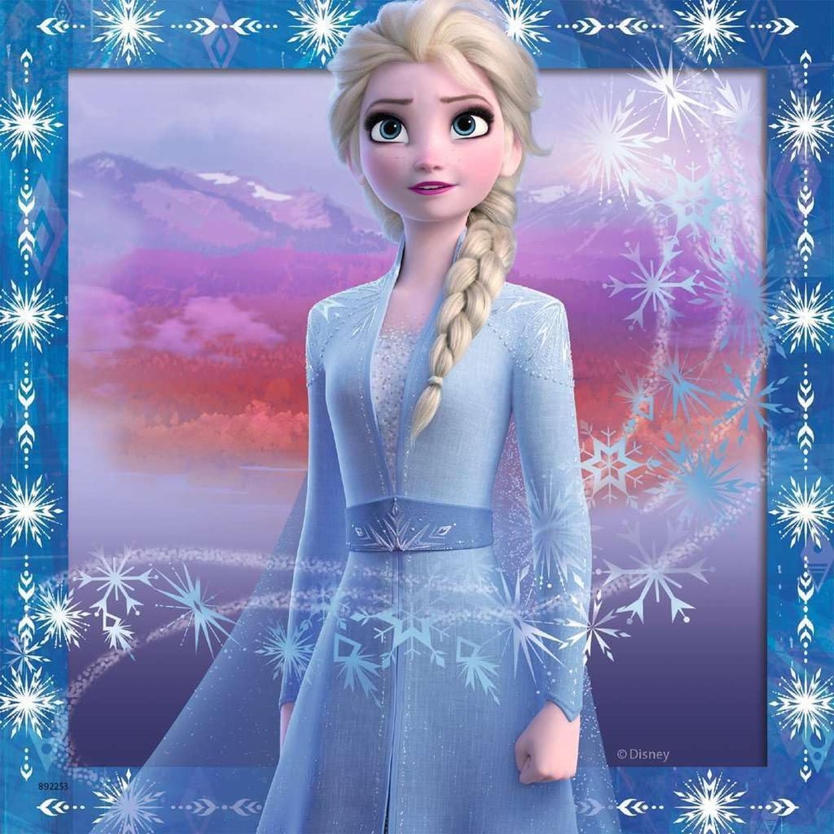 Puzzle Disney La Reine des Neiges 3x49 pcs bleu, RAVENSBURGER