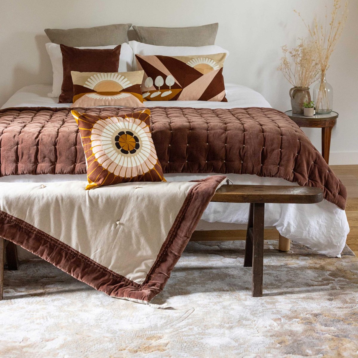 Tapis Enora naturel, VIVARAISE