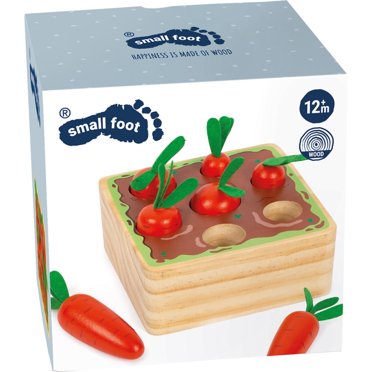 Jeu à enficher carottes orange, SMALL FOOT COMPANY