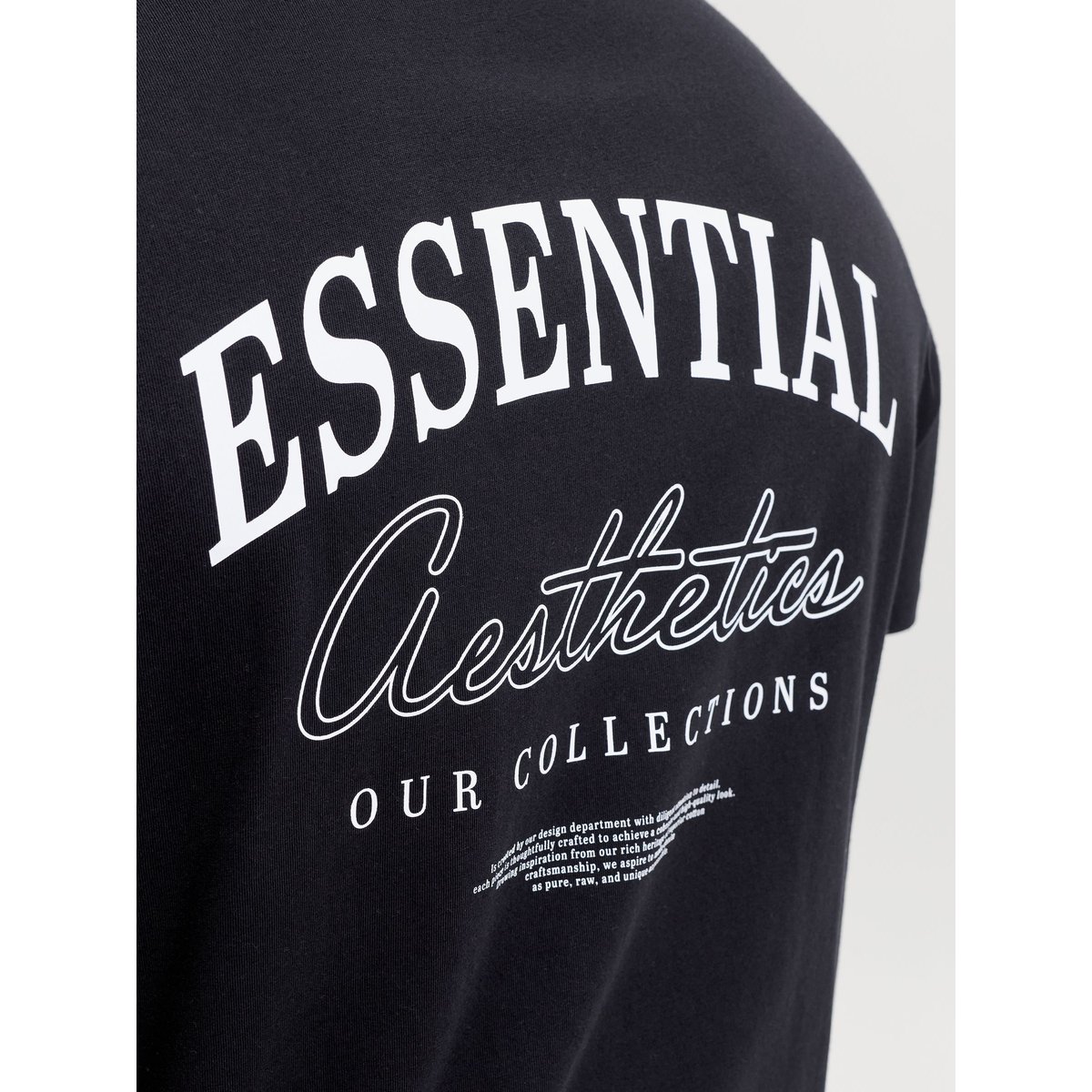 T-Shirt black 1, JACK & JONES
