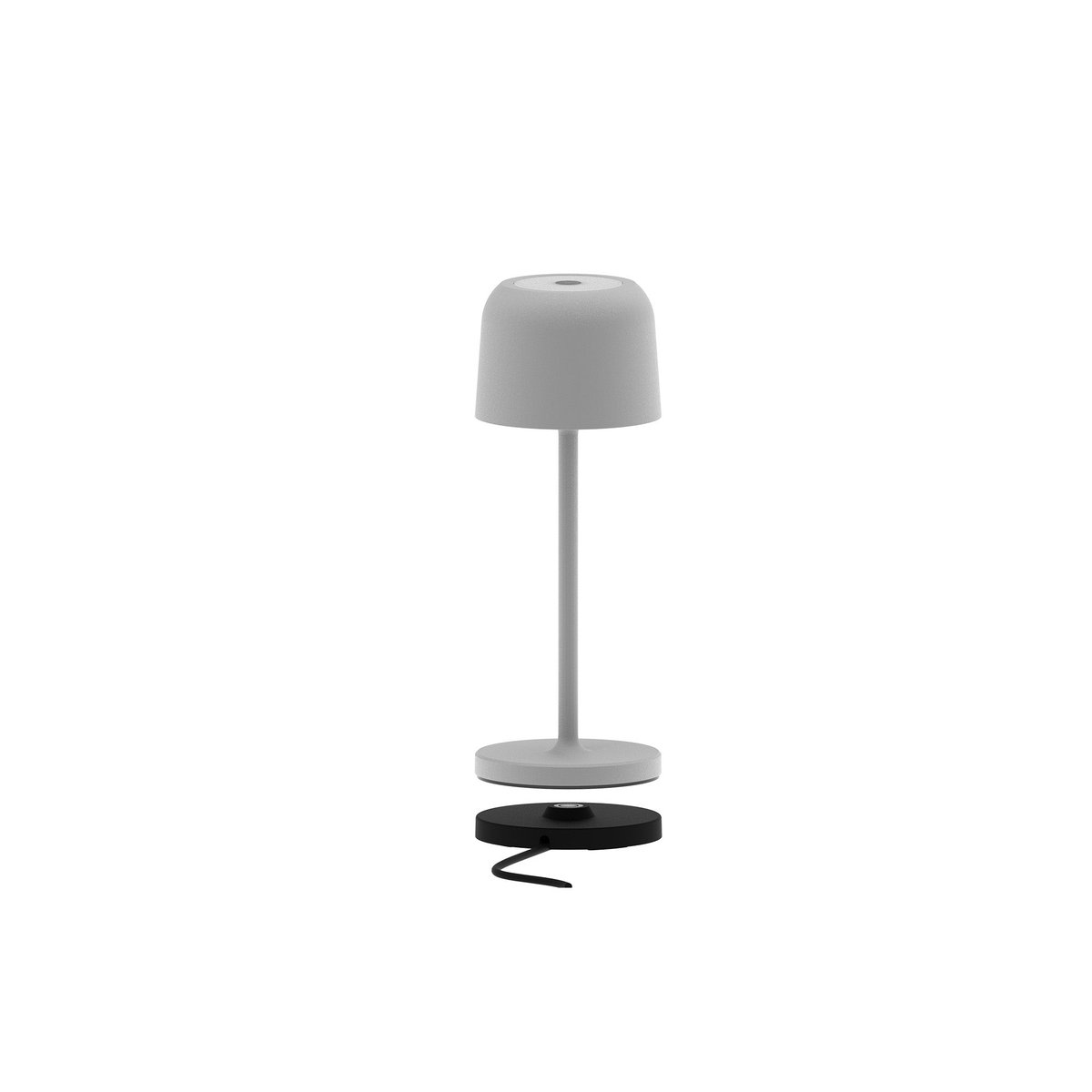 Lampe de table sans fil SOPHIA gris, LUMISKY