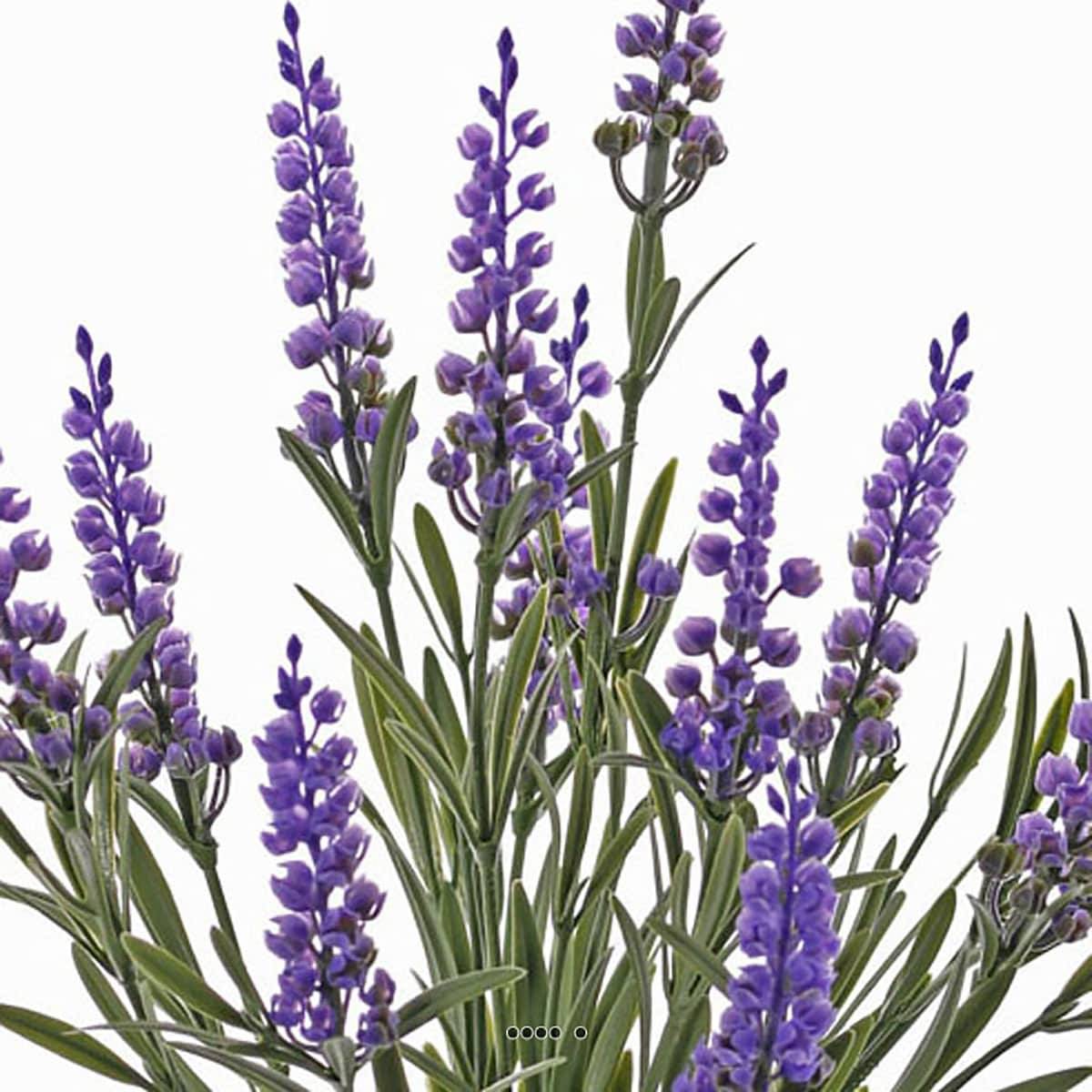 Piquet de fausse lavande H 35 cm pour ext lavande, ARTIFICIELLES