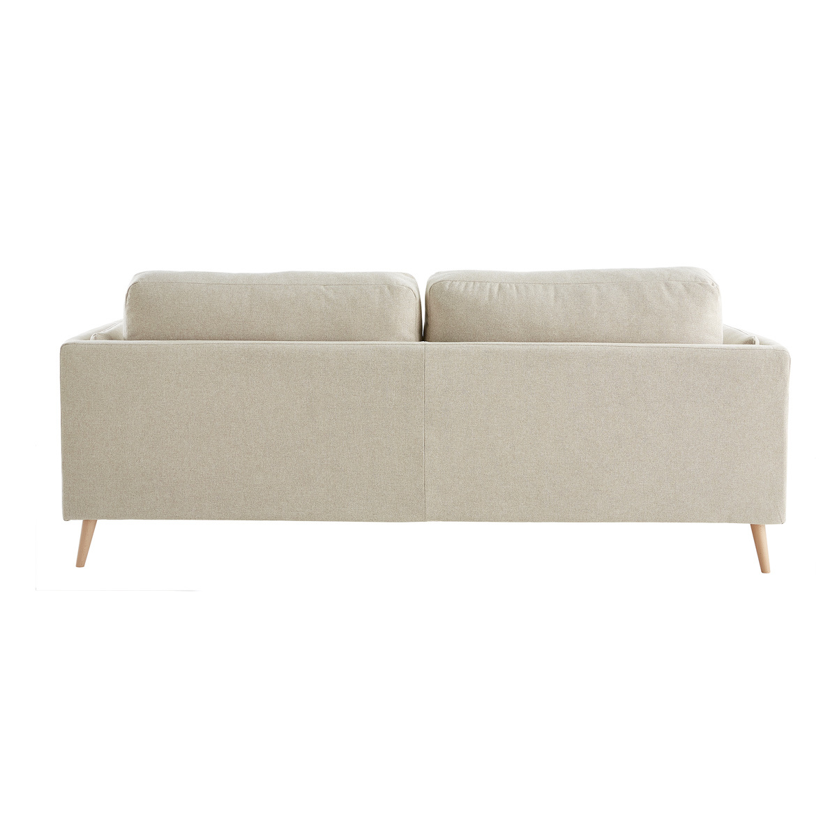 Canapé scandinave 3 places VOGUE beige, MILIBOO