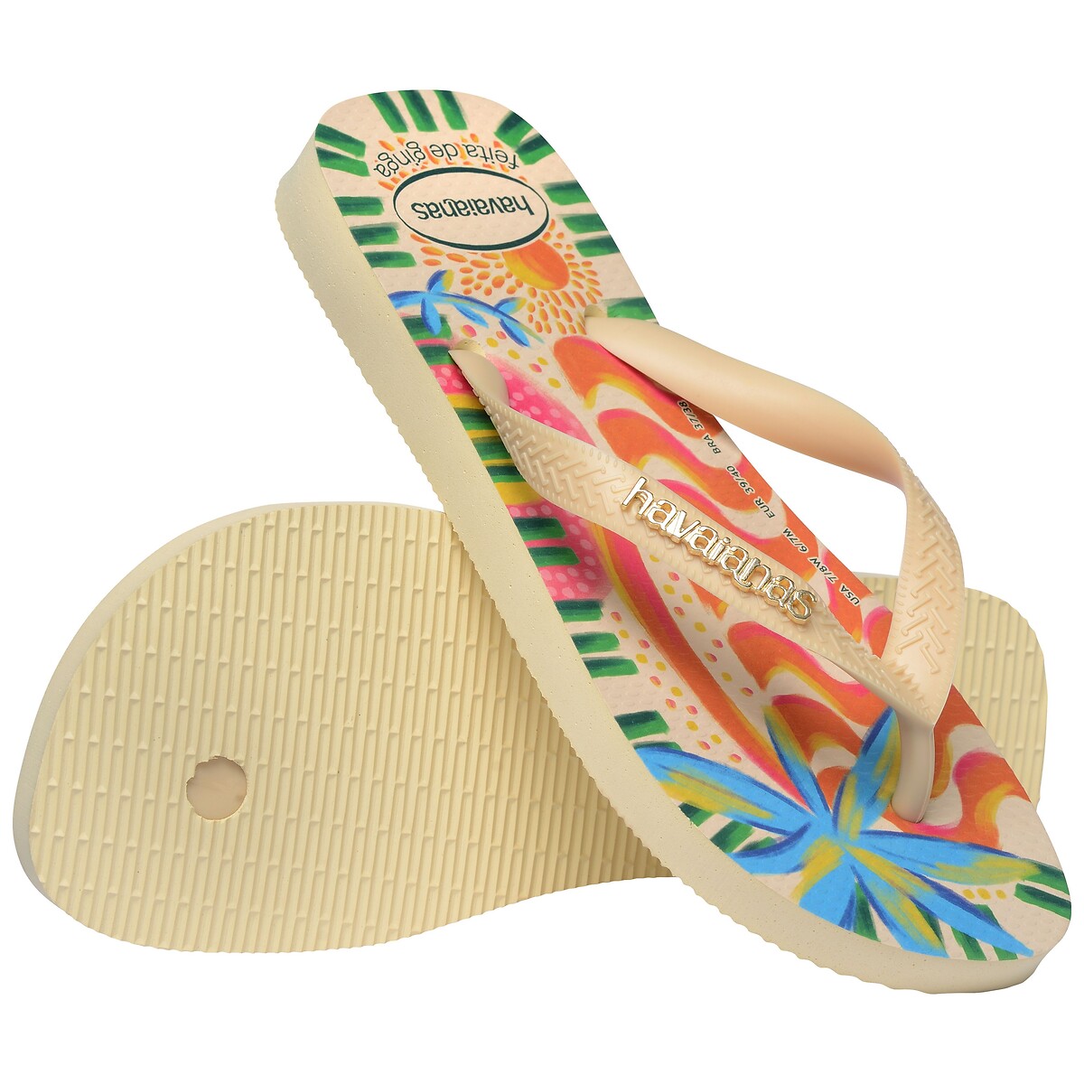 Tongs HAV TOP GINGA BOSSA beige, HAVAIANAS