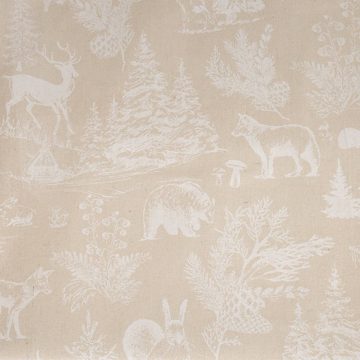 Nappe animaux 140 x 360 cm beige et blanc DJUR beige, ATMOSPHERA