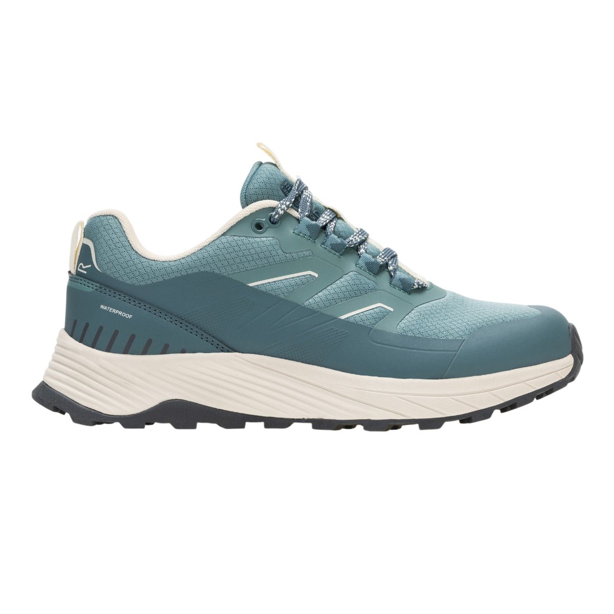 Baskets imperméables à lacets RAVIKA turquoise pastel, REGATTA
