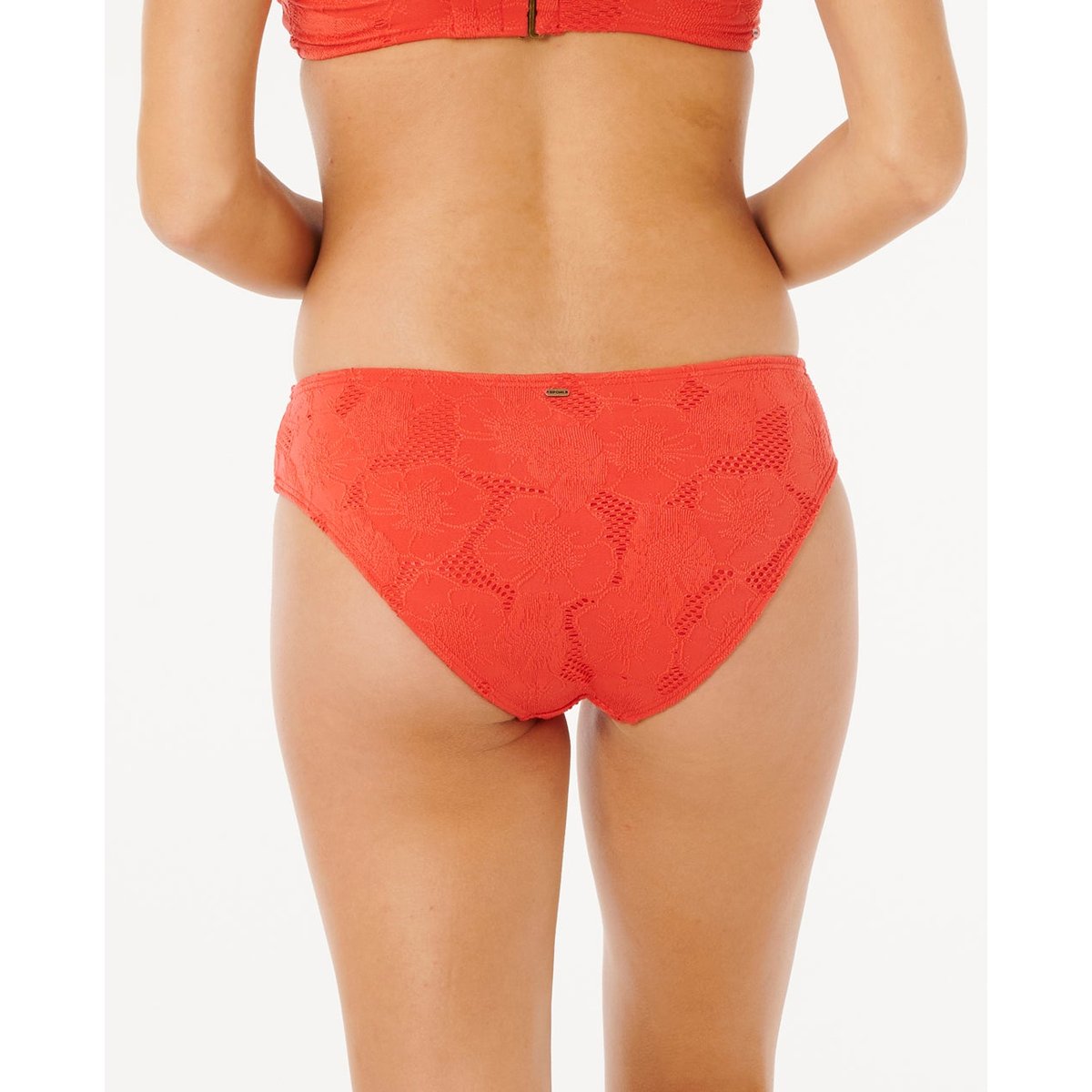 Bas de maillot de bain couverture complète Oasis rouge, RIP CURL