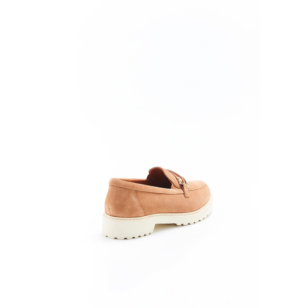 Mocassins crantés avec chaînette Amortyl marron camel, DAMART