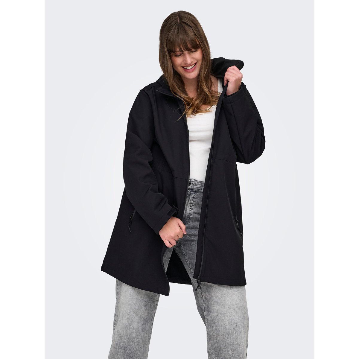 Manteau Softshell black, ONLY CARMAKOMA
