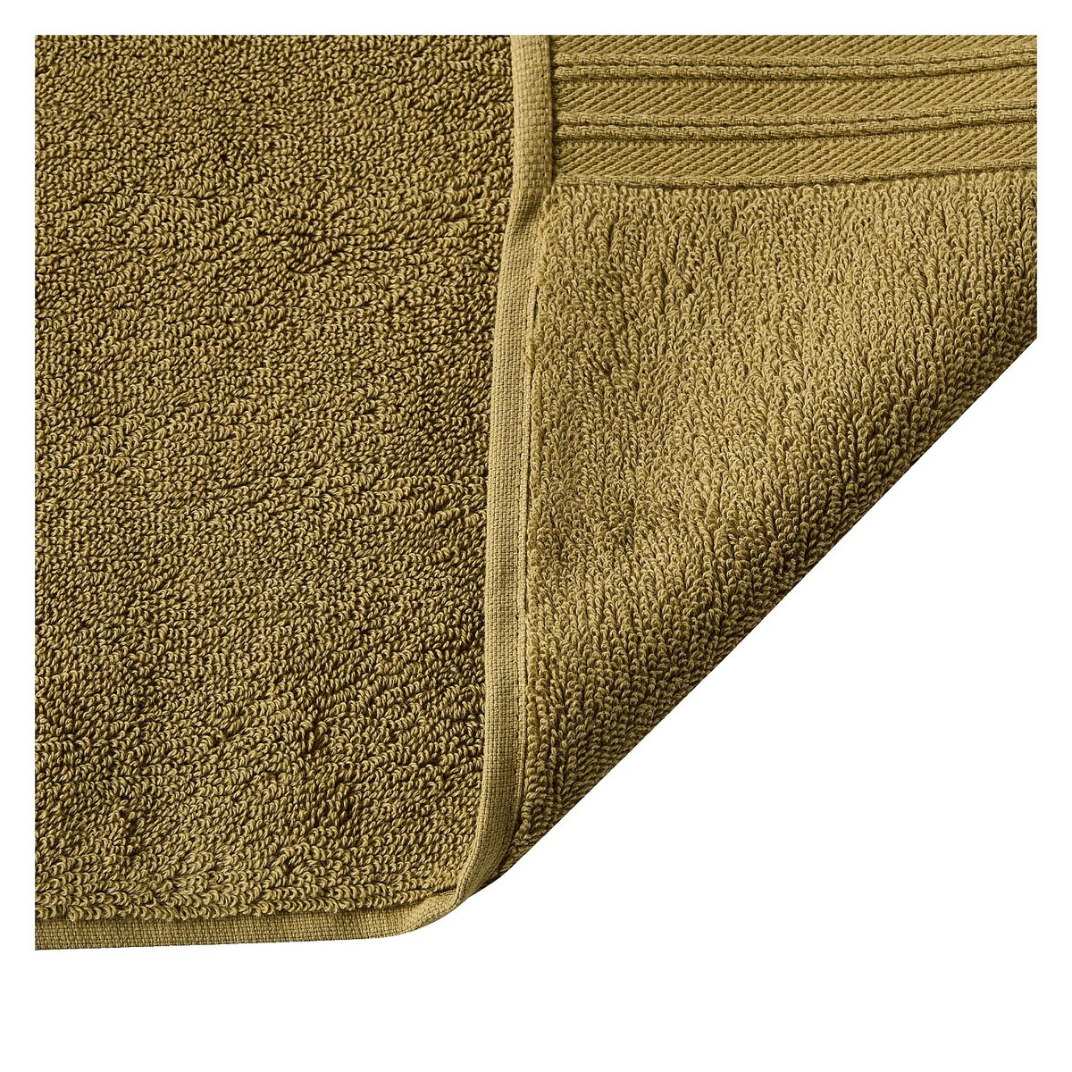 Serviette de bain en coton naturel NAHIA bronze, HABITAT