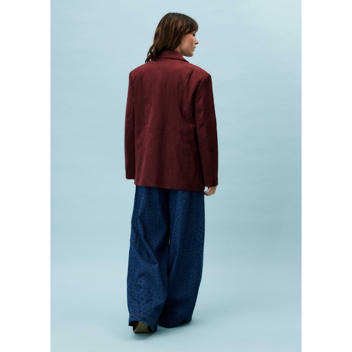 Veste NYMPHALIS aubergine, FRNCH