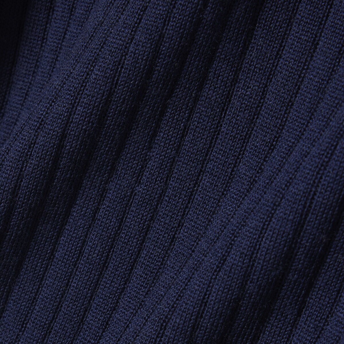Pull col polo laine mérinos maille 3D bleu-166, LACOSTE