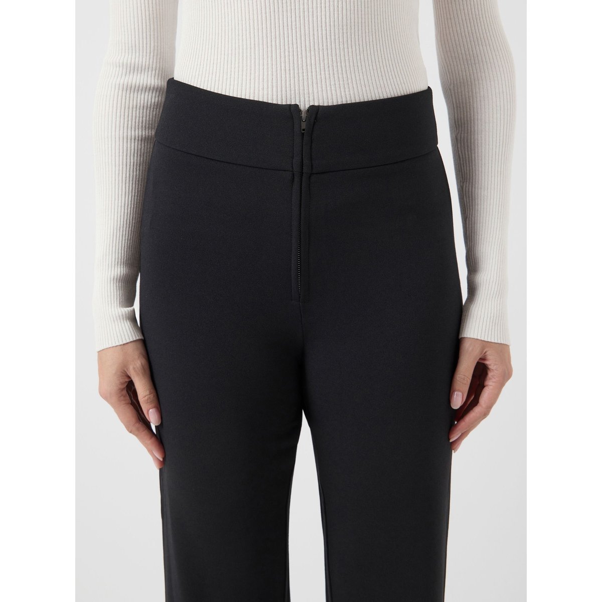 Pantalon À Jambe Ample black 1, YAS