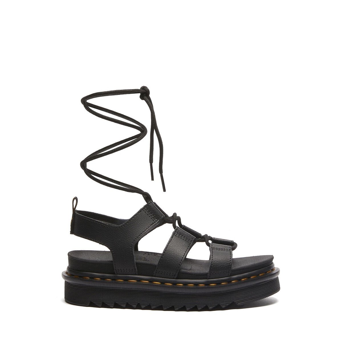 Sandales spartiates Nartilla en cuir Athena noir, DR. MARTENS