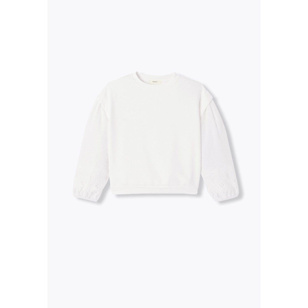 Sweat-shirt à effet 2 en 1 beige, PROMOD