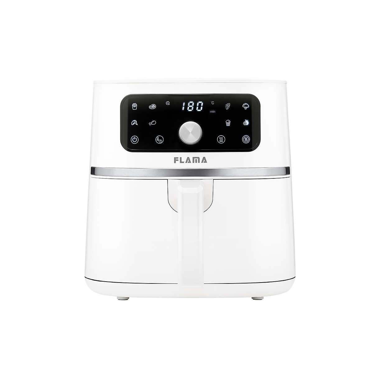 Fritadeira Sem Óleo Air Fryer EasyLine 4.5L 641FL, FLAMA branco, FLAMA