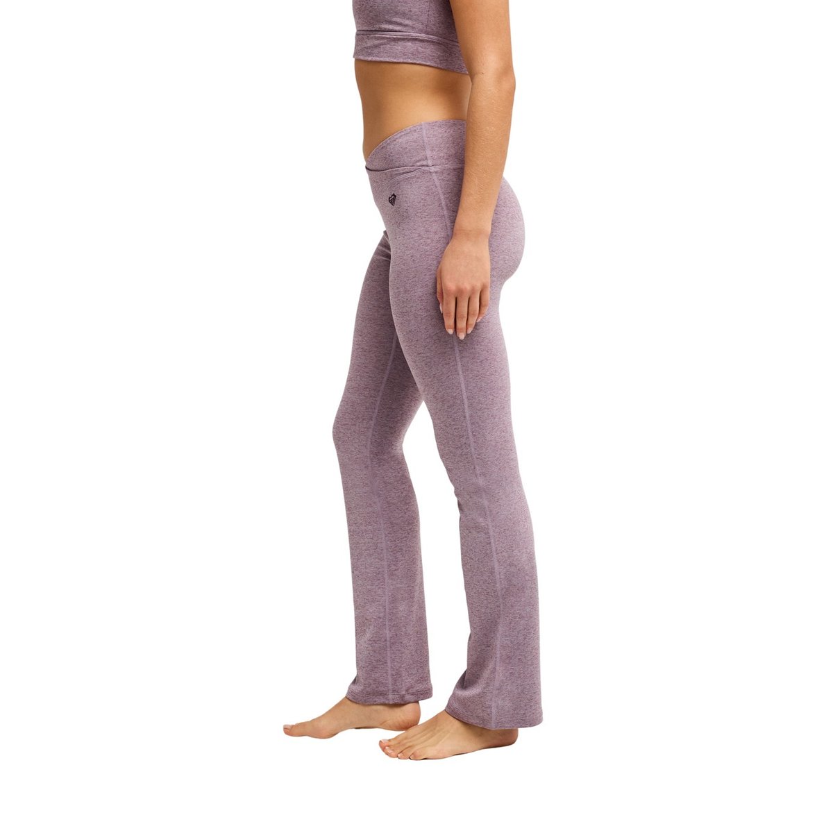 Pantalon de sport taille haute RISE & VIBE BOOT LEG. violet blackberry wine, ROXY