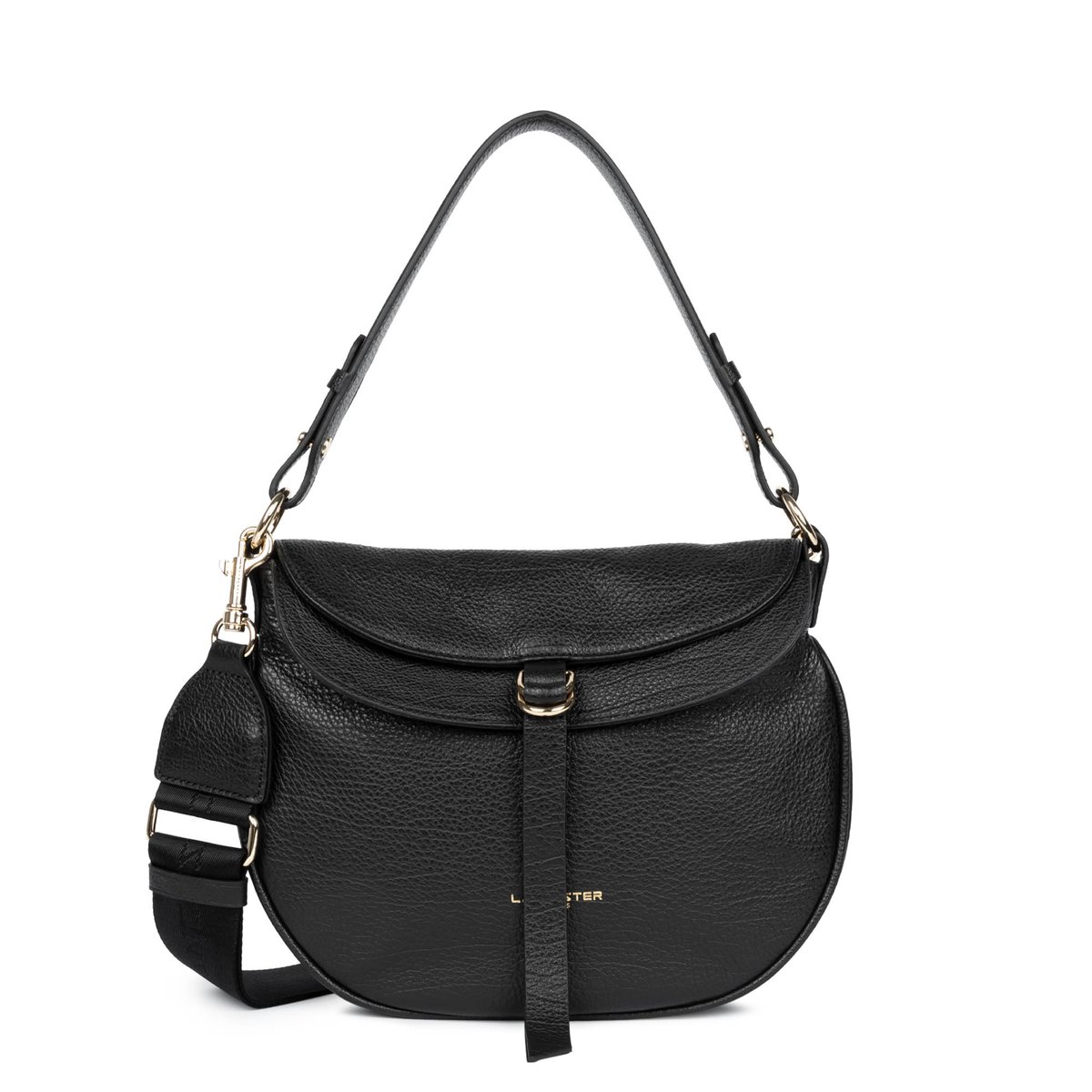Sac besace DUNE GAIA noir, LANCASTER