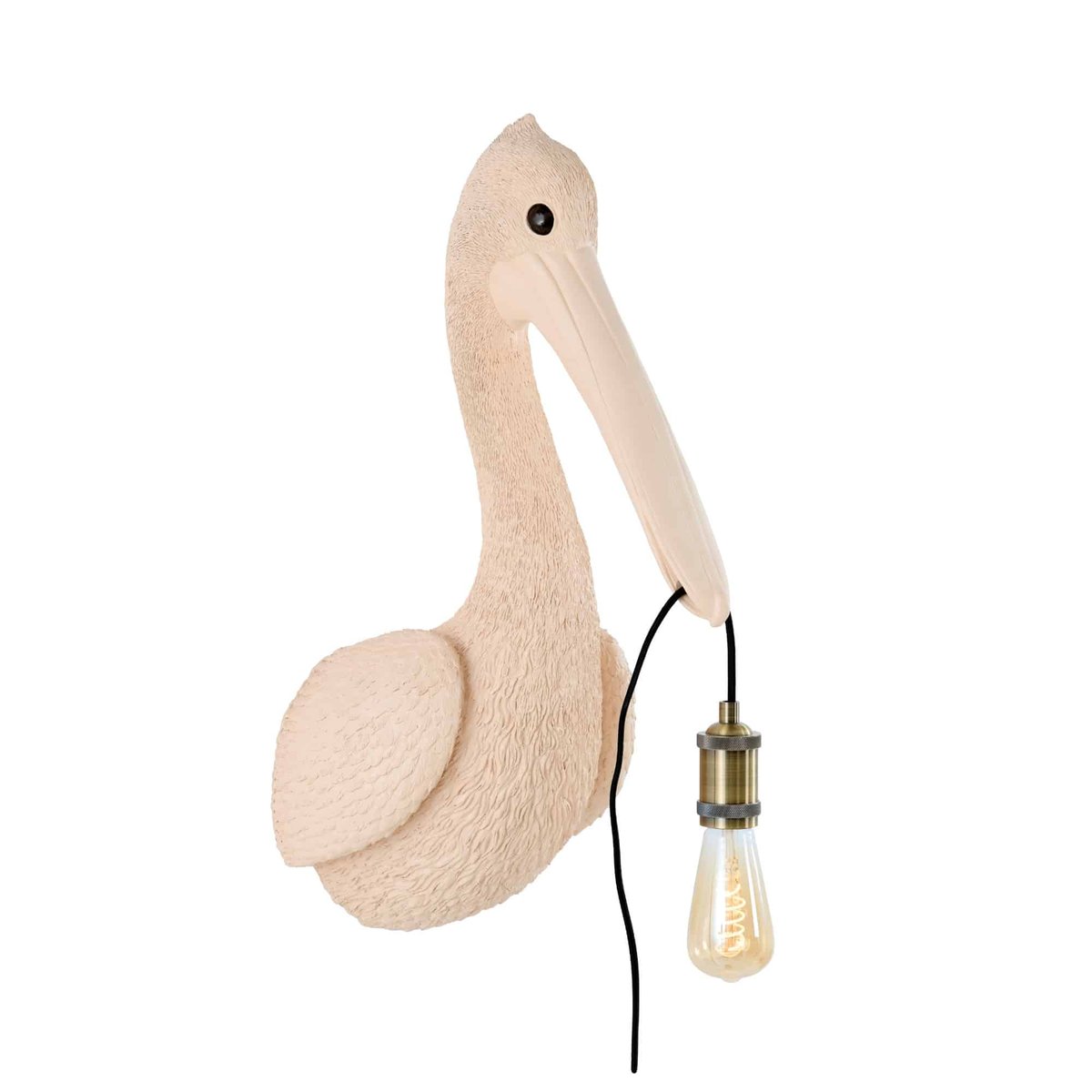 Lampe Murale Plastique PELIKAAN rose clair, LIGHT & LIVING