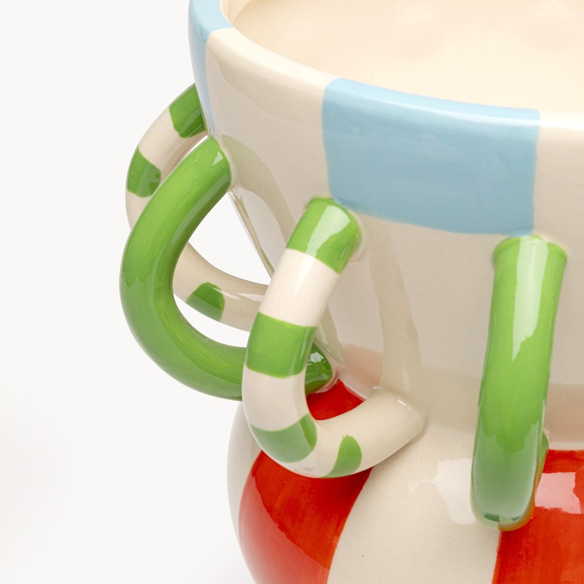 Vase en porcelaine, HARLEQUIN multicolore, KARE DESIGN
